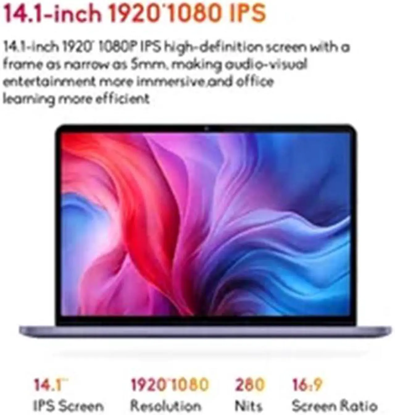 Main image of Ninkear Laptop N14 Pro 14-inch IPS Full HD Intel Core i7-1165G7 16GB RAM+1TB SSD Portable Computer Windows 11 Notebook Ultrabook
Ninkear Laptop N14 Pro 14-inch IPS Full HD Intel Core i7-1165G7 16GB R