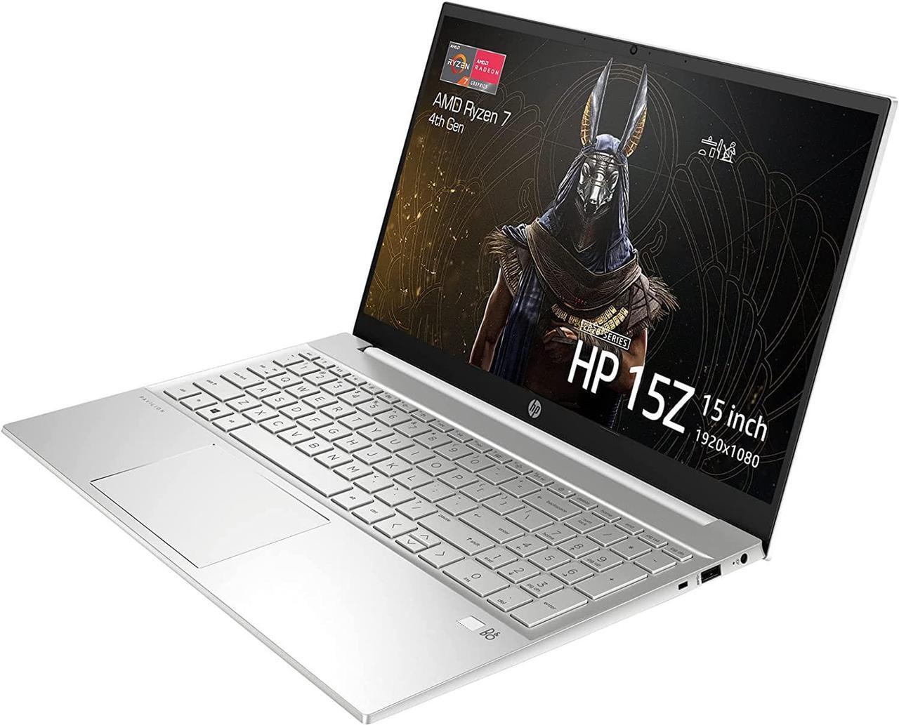 Alt view image 2 of 3 - HP Pavilion 15 Business Laptop, 15.6" Full HD IPS Display, AMD Ryzen 7 4700U, 32GB DDR4  256GB PCIe SSD, Windows 10 Home, AMD Radeon Graphics, Webcam Backlit Keyboard , Win10