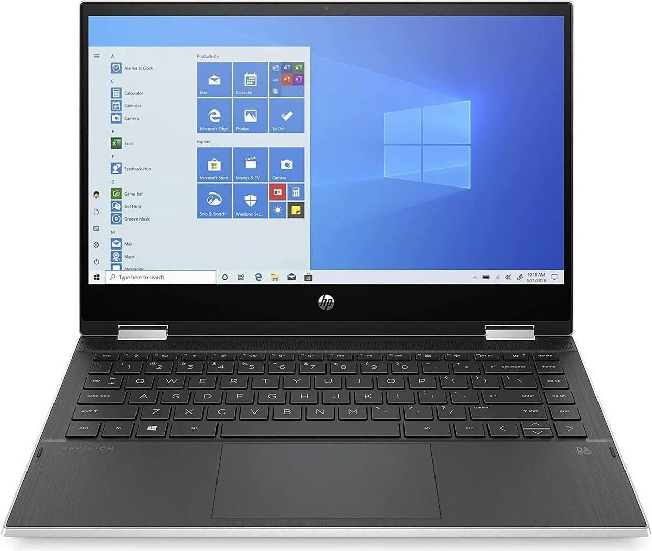 Alt view image 2 of 6 - HP Pavilion x360 Convertible 2 in 1 Laptop, Intel Core i5-1135G7 Processor, 14" Touchscreen Full HD IPS Display, Intel Iris Xe Graphics, 16GB DDR4  512GB PCIe SSD, Wi-Fi 6,Bluetooth 5, Win10