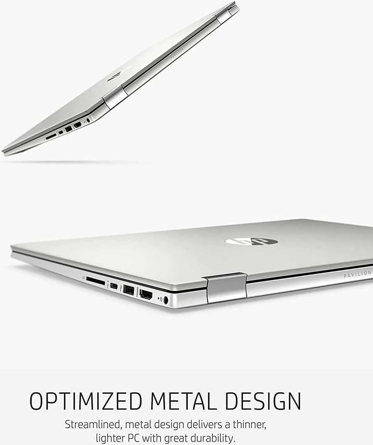 Alt view image 2 of 7 - HP Pavilion x360 14 Touchscreen Laptop, 11th Gen Intel Core i5-1135G7 4-Cores Processor, Intel Iris Xe Graphics, 8GB DDR4  1TB PCIe SSD,14" diagonal, FHD (1920 x 1080) Display, Windows 10 Pro