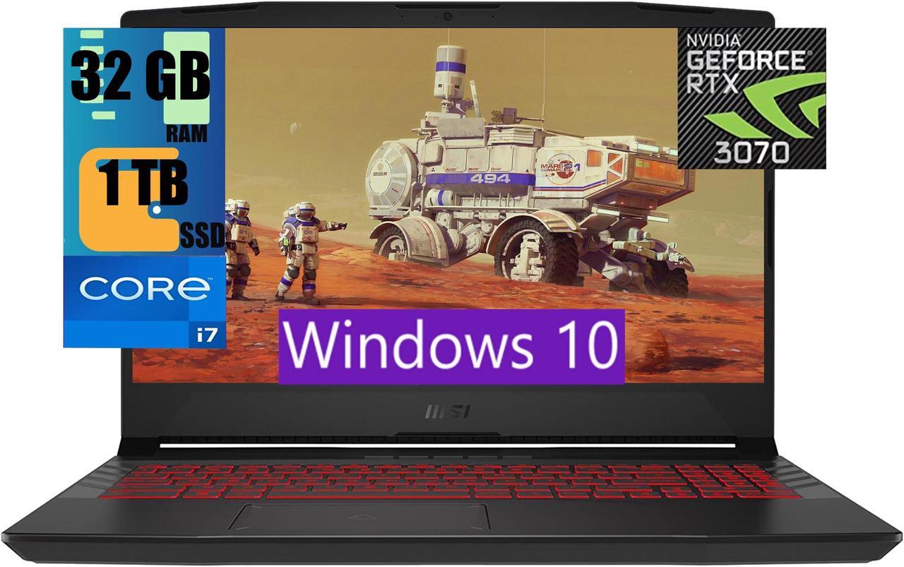 MSI Pulse GL66 15 Gaming Laptop, 15.6" FHD 144Hz , Intel Core i7-11800H 8 Cores Processor, NVIDIA GeForce RTX 3070 8GB GDDR6, 32GB DDR4  1TB PCIe SSD, RGB Keyboard, BT 5.1, Windows 10