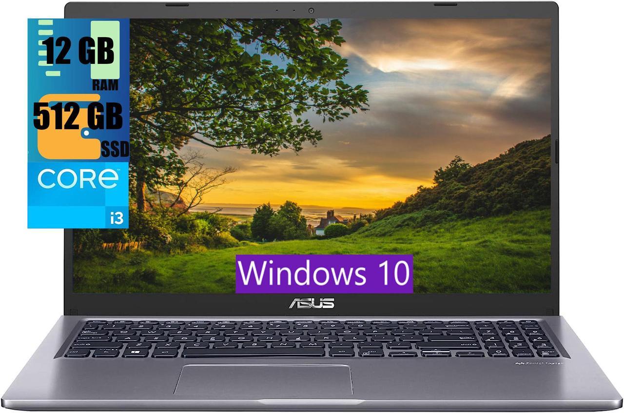 ASUS VivoBook 15 Laptop, 15.6" FHD (1920x1080) Display, Intel i3-1115G4 2 Cores Processor, Intel UHD Graphics, 12GB DDR4  512GB PCIe SSD,USB Type-C, HDMI, Wi-Fi, Windows 10