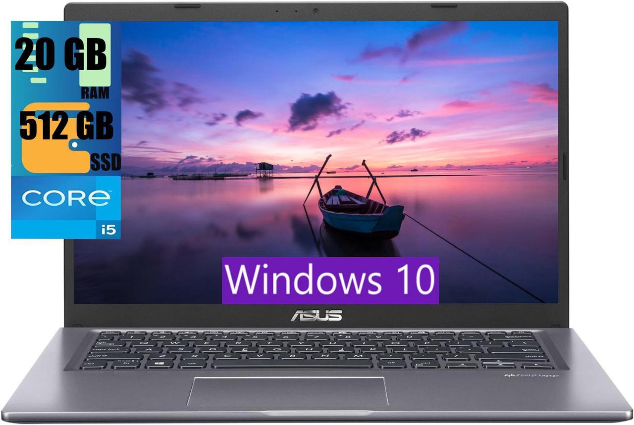 ASUS VivoBook 15 Thin and Light Laptop, 15.6" FHD (1920 x 1080) Display, Intel Core i5-1135G7 4 cores Processor, Intel Iris Xe Graphics, 20GB DDR4  512GB PCIe SSD, Fingerprint, Windows 10