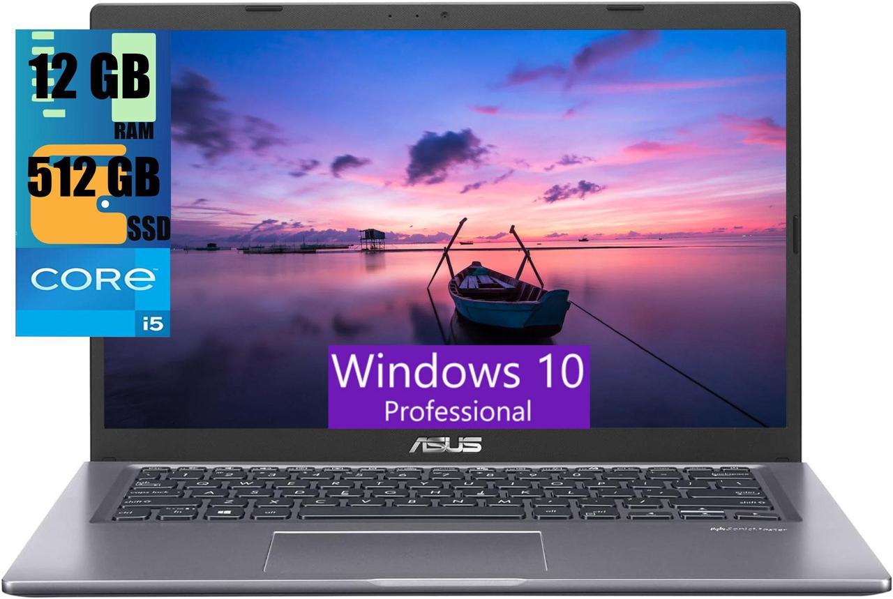 ASUS VivoBook 15 Thin and Light Laptop, 15.6" FHD (1920 x 1080) Display, Intel Core i5-1135G7 4 cores Processor, Intel Iris Xe Graphics, 12GB DDR4  512GB PCIe SSD, Fingerprint, Windows 10 Pro