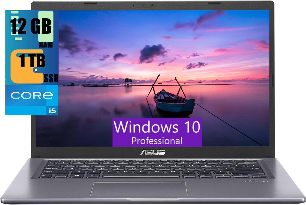 ASUS VivoBook 15 Thin and Light Laptop, 15.6" FHD (1920 x 1080) Display, Intel Core i5-1135G7 4 cores Processor, Intel Iris Xe Graphics, 12GB DDR4  1TB PCIe SSD, Fingerprint, Windows 10 Pro