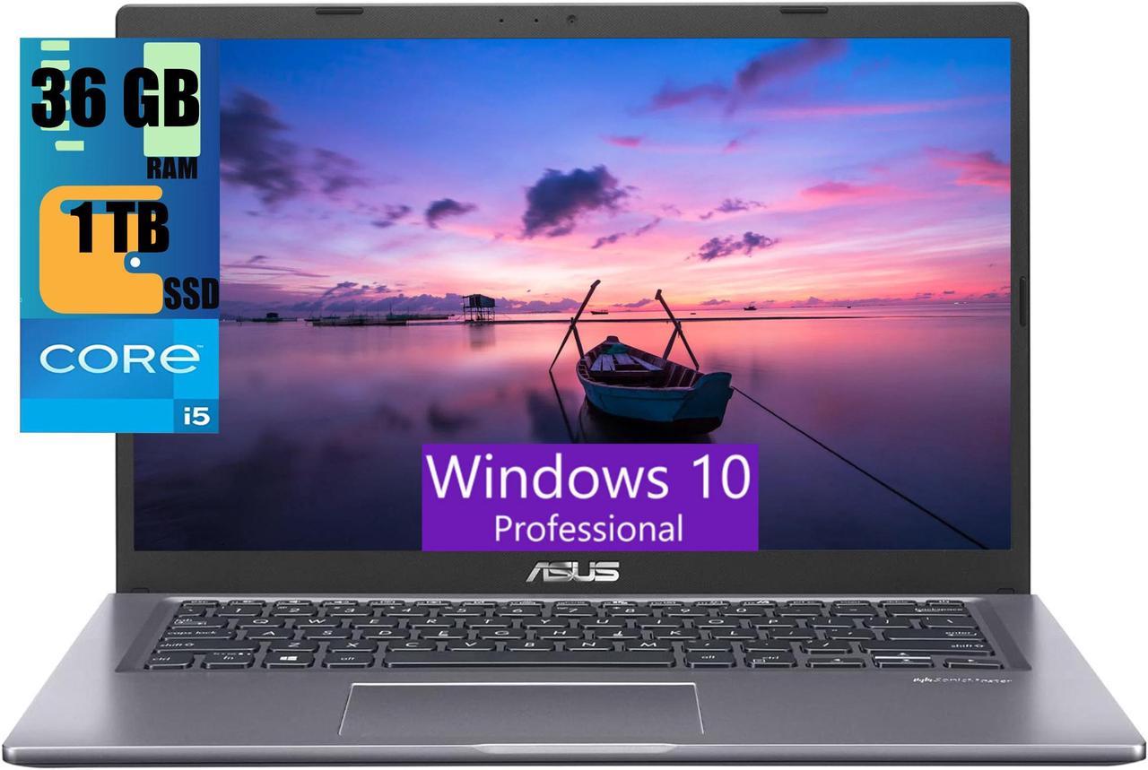 ASUS VivoBook 15 Thin and Light Laptop, 15.6" FHD (1920 x 1080) Display, Intel Core i5-1135G7 4 cores Processor, Intel Iris Xe Graphics, 36GB DDR4  1TB PCIe SSD, Fingerprint, Windows 10 Pro