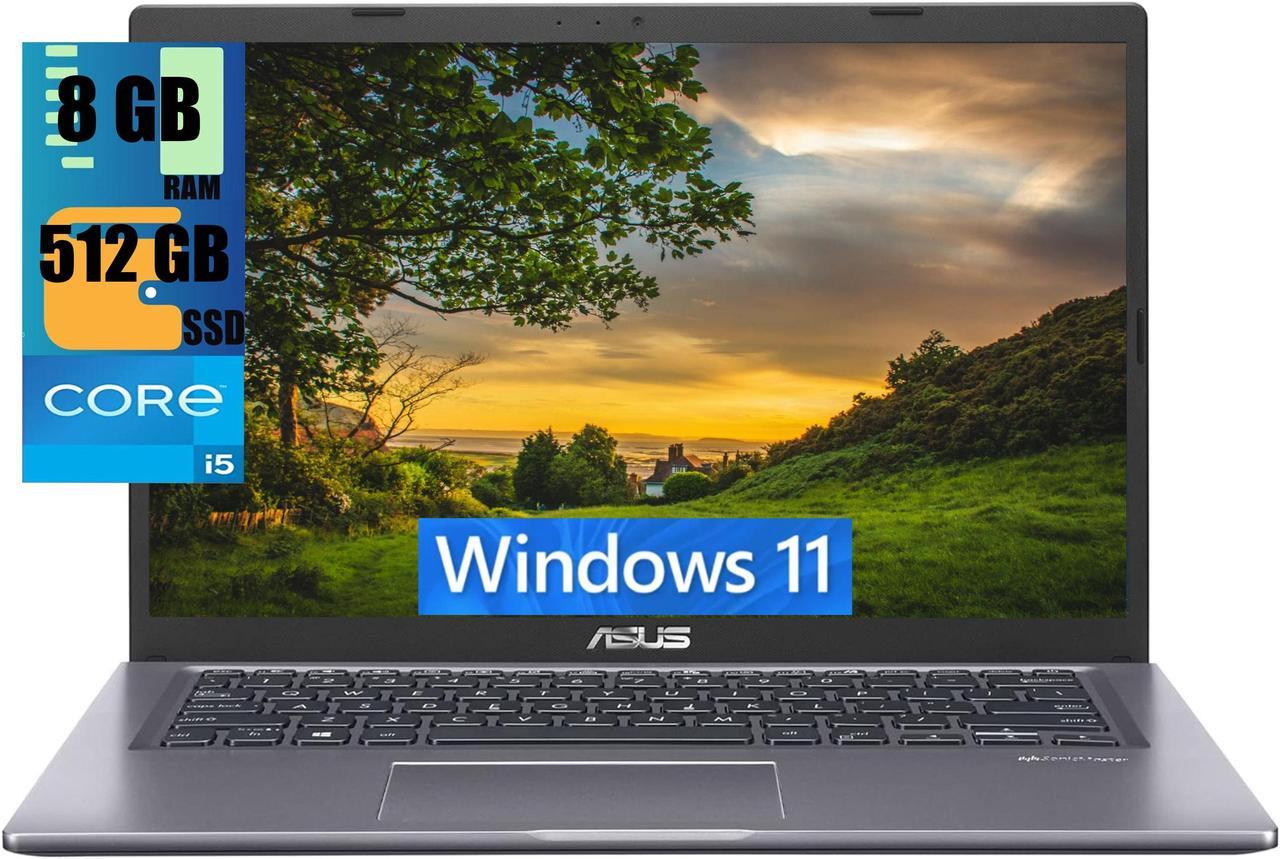 ASUS VivoBook 15 Thin and Light Laptop, 15.6" FHD (1920 x 1080) Display, Intel Core i5-1135G7 4 cores Processor, Intel Iris Xe Graphics, 8GB DDR4  512GB PCIe SSD, Fingerprint, Windows 11