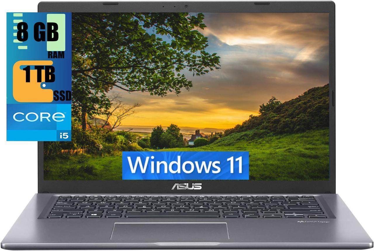 ASUS VivoBook 15 Thin and Light Laptop, 15.6" FHD (1920 x 1080) Display, Intel Core i5-1135G7 4 cores Processor, Intel Iris Xe Graphics, 8GB DDR4  1TB PCIe SSD, Fingerprint, Windows 11