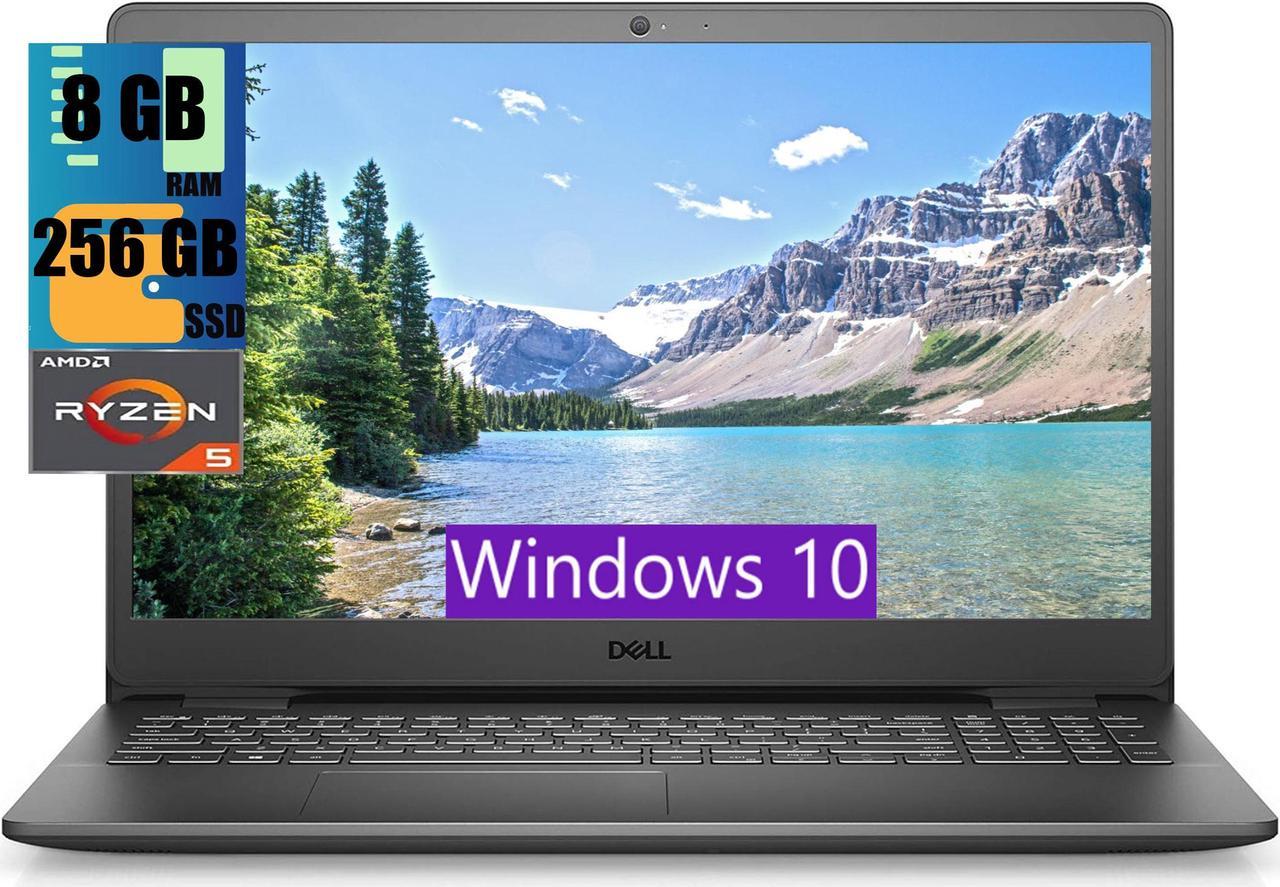 Dell Inspiron 3505 15 Laptop, 15.6" FHD (1920 x 1080) Display, AMD Ryzen 5 3450U Quad-Core Processor , AMD Radeon Vega 8 Graphics, 8GB DDR4  256GB PCIe SSD, Webcam, Wi-Fi, HDMI, Windows 10