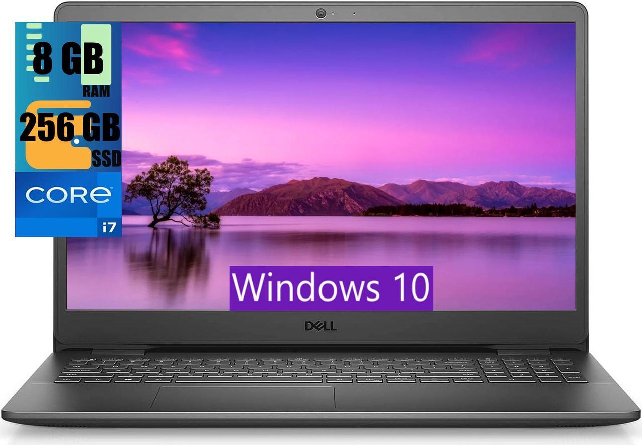 Dell Inspiron 3501 15 Laptop, 15.6" (1920 x 1080) Non-Touch Display, Intel Core i7-1165G7 4 Core Processor, Intel Iris Xe Graphics, 8GB DDR4  256GB PCIe SSD, Bluetooth 5.0, WiFi, Windows 10