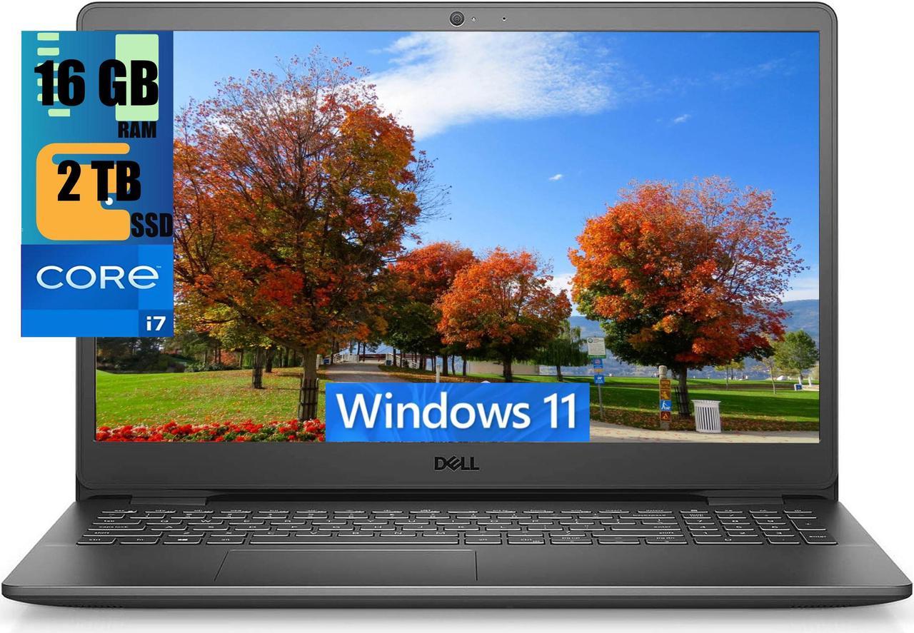 Dell Inspiron 3501 15 Laptop, 15.6" (1920 x 1080) Non-Touch Display, Intel Core i7-1165G7 4 Core Processor, Intel Iris Xe Graphics, 16GB DDR4  2TB PCIe SSD, Bluetooth 5.0, WiFi, Windows 11