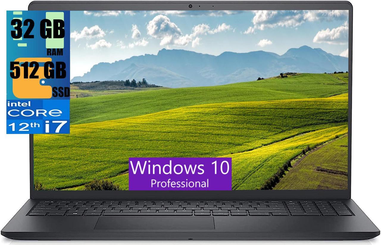 Main image of Dell Inspiron 3520 15 Laptop, 15.6" Full HD (1920x1080) Display, Intel Core i7-1255U 10-Core Processor, Intel Iris Xe Graphics, 32GB DDR4  512GB PCIe SSD, Webcam, Wi-Fi 6, Windows 10 Pro