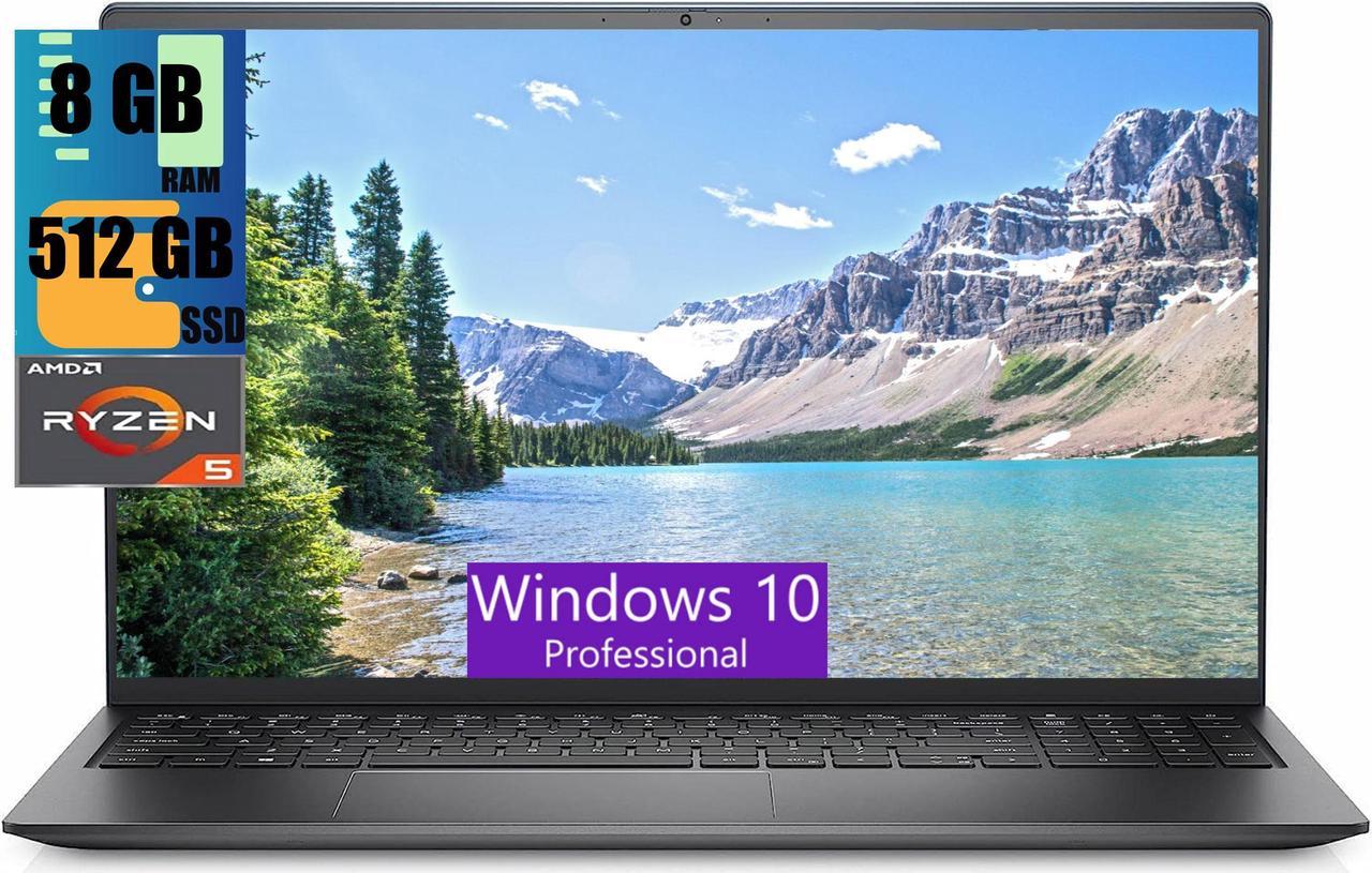 Dell Inspiron 3525 15 Laptop, 15.6" FHD Display, AMD Ryzen 5 5500U 6-Core Processor up to 4GHz, AMD Radeon Graphics, 8GB DDR4  512GB PCIe SSD, Wi-Fi, Bluetooth, Windows 10 Pro