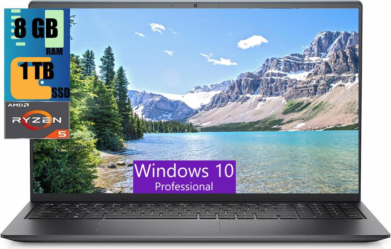 Dell Inspiron 3525 15 Laptop, 15.6" FHD Display, AMD Ryzen 5 5500U 6-Core Processor up to 4GHz, AMD Radeon Graphics, 8GB DDR4  1TB PCIe SSD,Wi-Fi, Bluetooth, Windows 10 Pro