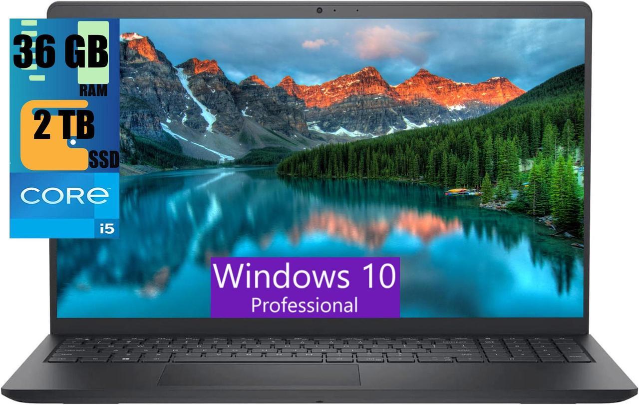 Dell Inspiron 3511 15 Laptop, 15.6" FHD Touchscreen, Intel Core i5-1135G7 Quad-Core Processor, Intel Iris Xe Graphics, 36GB DDR4  2TB PCIe SSD, Webcam, HDMI, WiFi, Windows 10 Pro