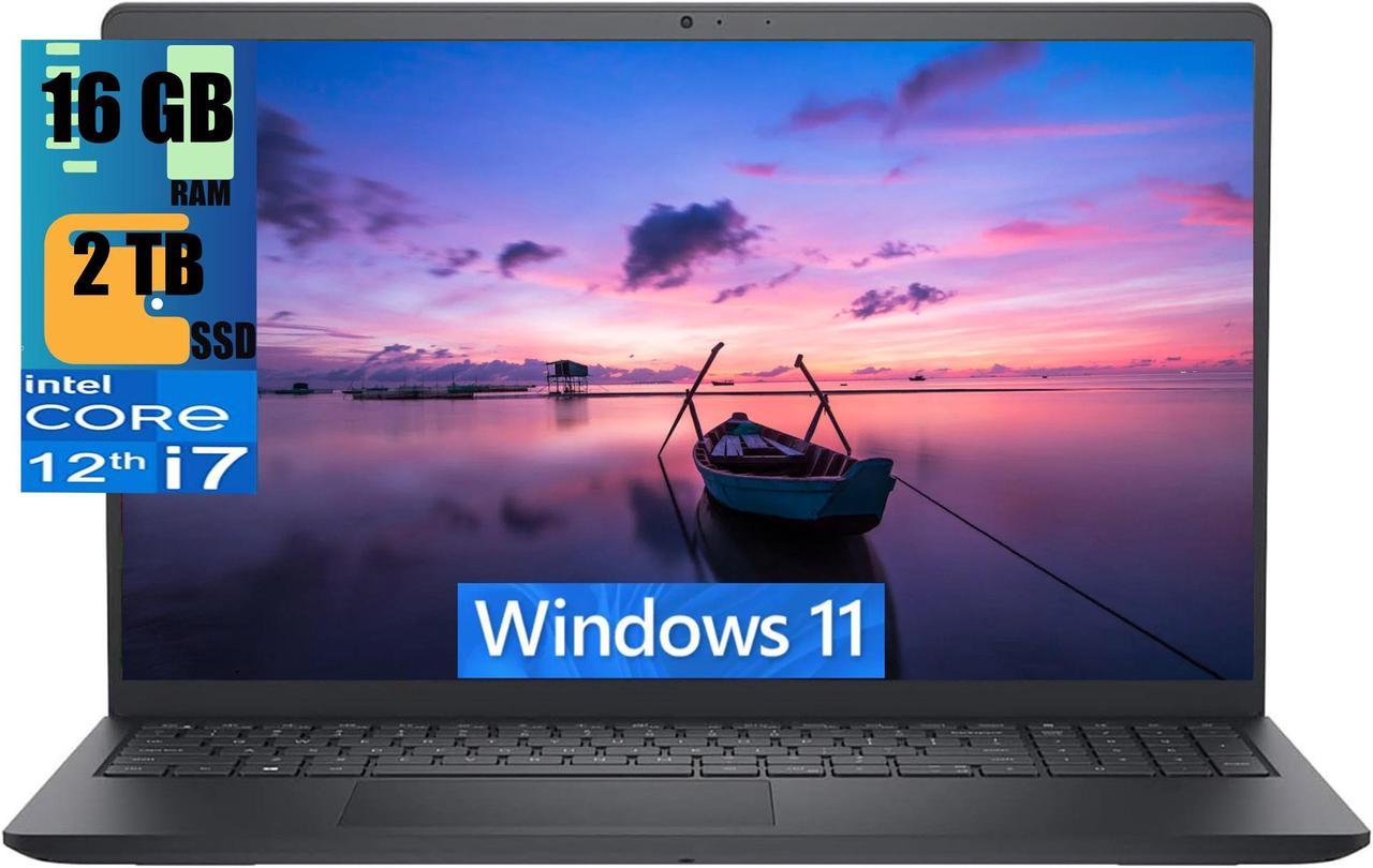 Dell Inspiron 3520 15 Business Laptop, 15.6" FHD Touchscreen, Intel Core i7-1255U 10 Cores Processor, Intel Iris Xe Graphics, 16GB DDR4  2TB PCIe SSD, Webcam, HDMI, Wi-Fi 6, Windows 11