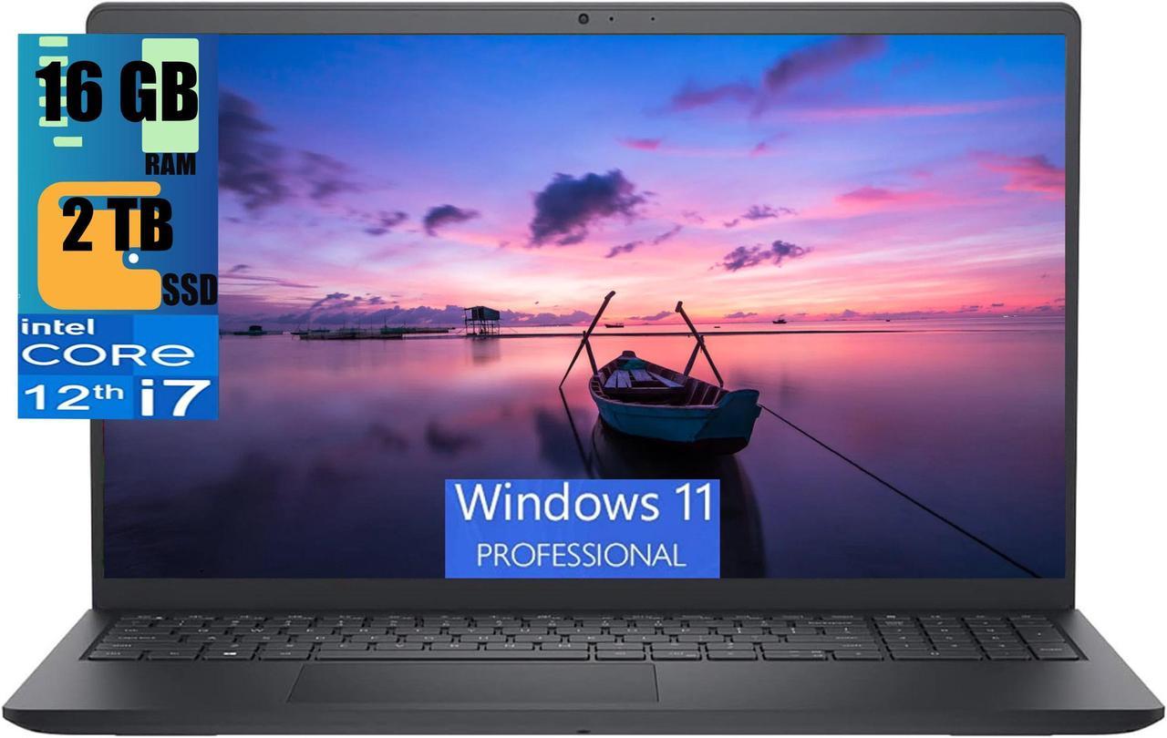 Dell Inspiron 3520 15 Business Laptop, 15.6" FHD Touchscreen, Intel Core i7-1255U 10 Cores Processor, Intel Iris Xe Graphics, 16GB DDR4  2TB PCIe SSD, Webcam, HDMI, Wi-Fi 6, Windows 11 Pro