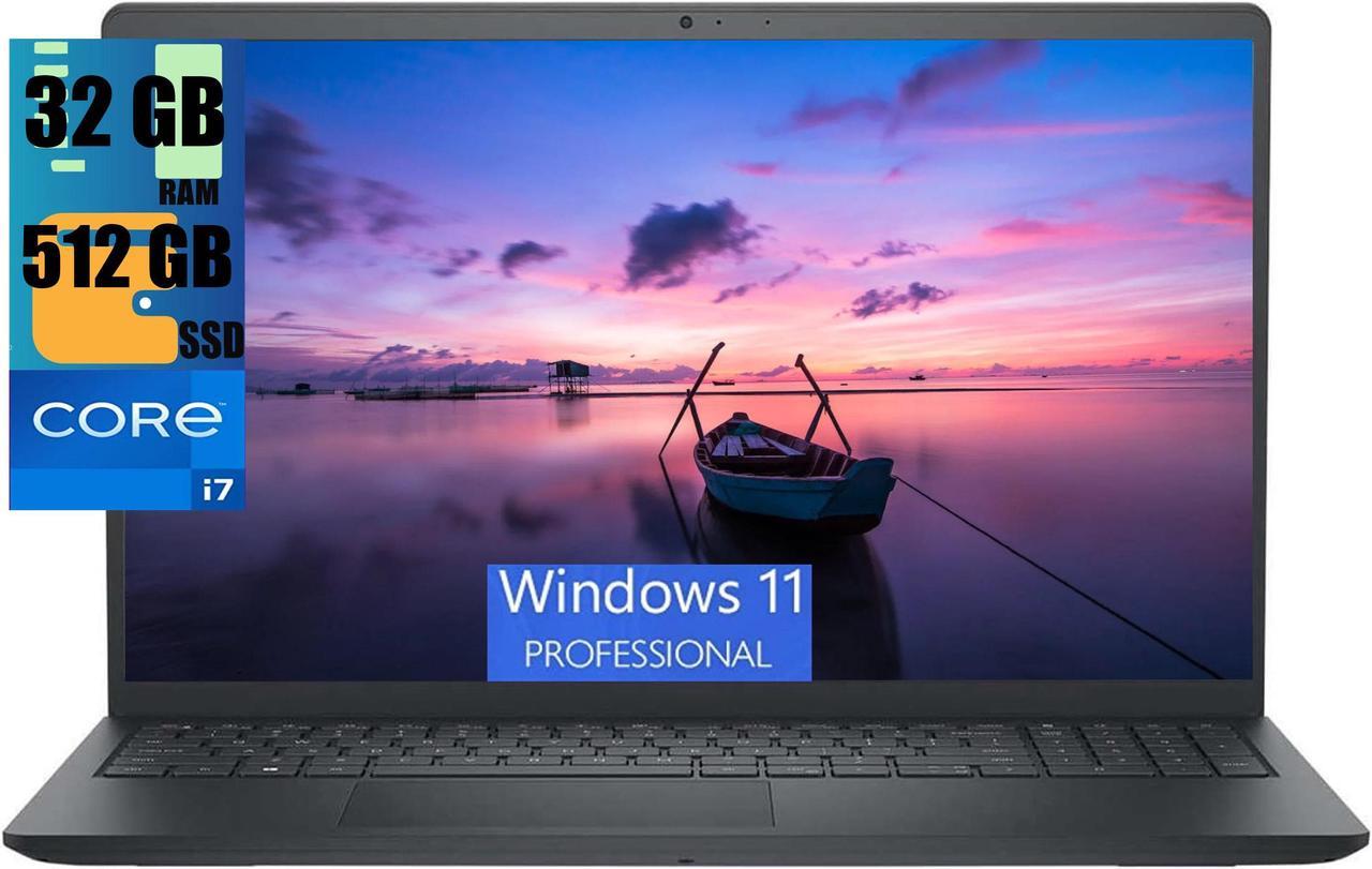 Dell Inspiron 3530 15 Laptop, 15.6" FHD Touchscreen, Intel Core i7-1355U 10 Cores Processor, Intel Iris Xe Graphics, 32GB DDR4  512GB PCIe SSD, Webcam, HDMI, Bluetooth, Wi-Fi 6, Windows 11 Pro