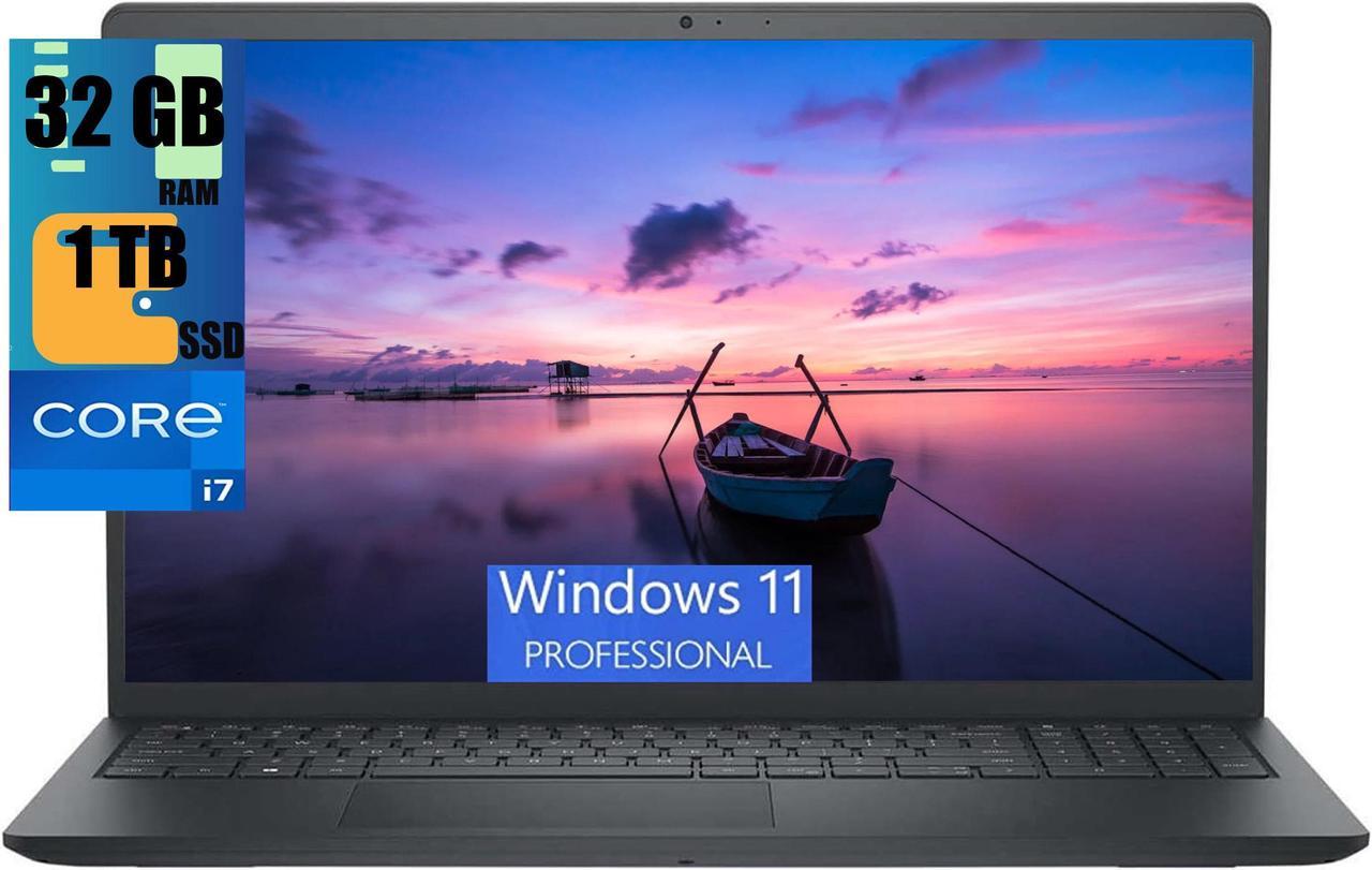 Dell Inspiron 3530 15 Laptop, 15.6" FHD Touchscreen, Intel Core i7-1355U 10 Cores Processor, Intel Iris Xe Graphics, 32GB DDR4  1TB PCIe SSD, Webcam, HDMI, Bluetooth, Wi-Fi 6, Windows 11 Pro