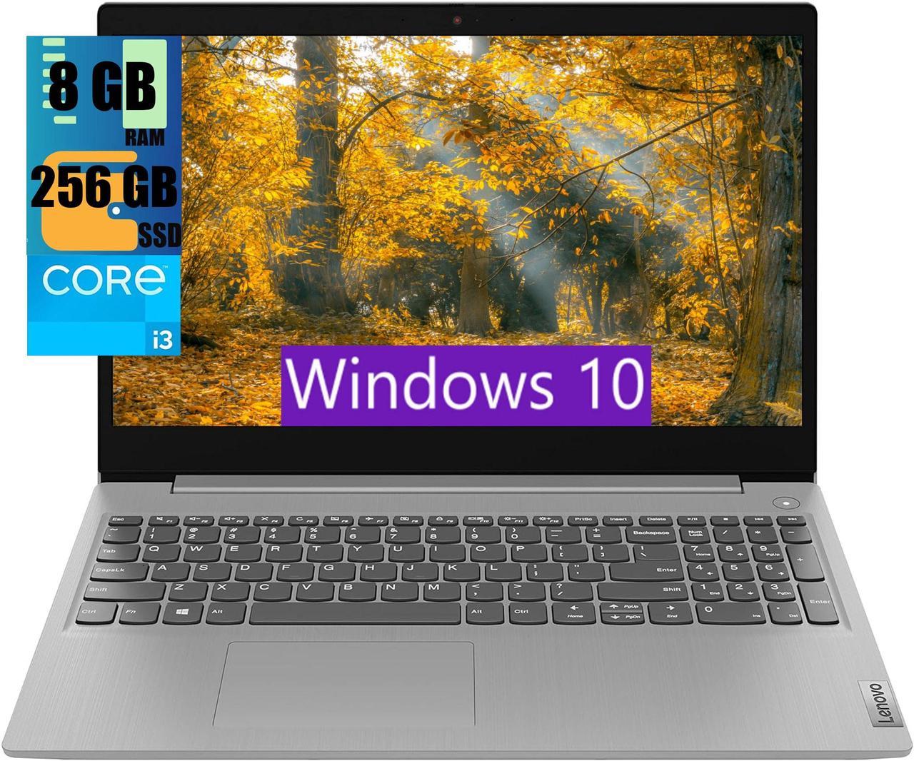 Lenovo Ideapad 3 15 Laptop, 15.6" HD Touchscreen, Intel Core i3-1115G4 Dual-Core 3.0GHz Processor, Intel UHD Graphics, 8GB DDR4  256GB PCIe SSD, Wi-Fi 6, Bluetooth, Windows 10