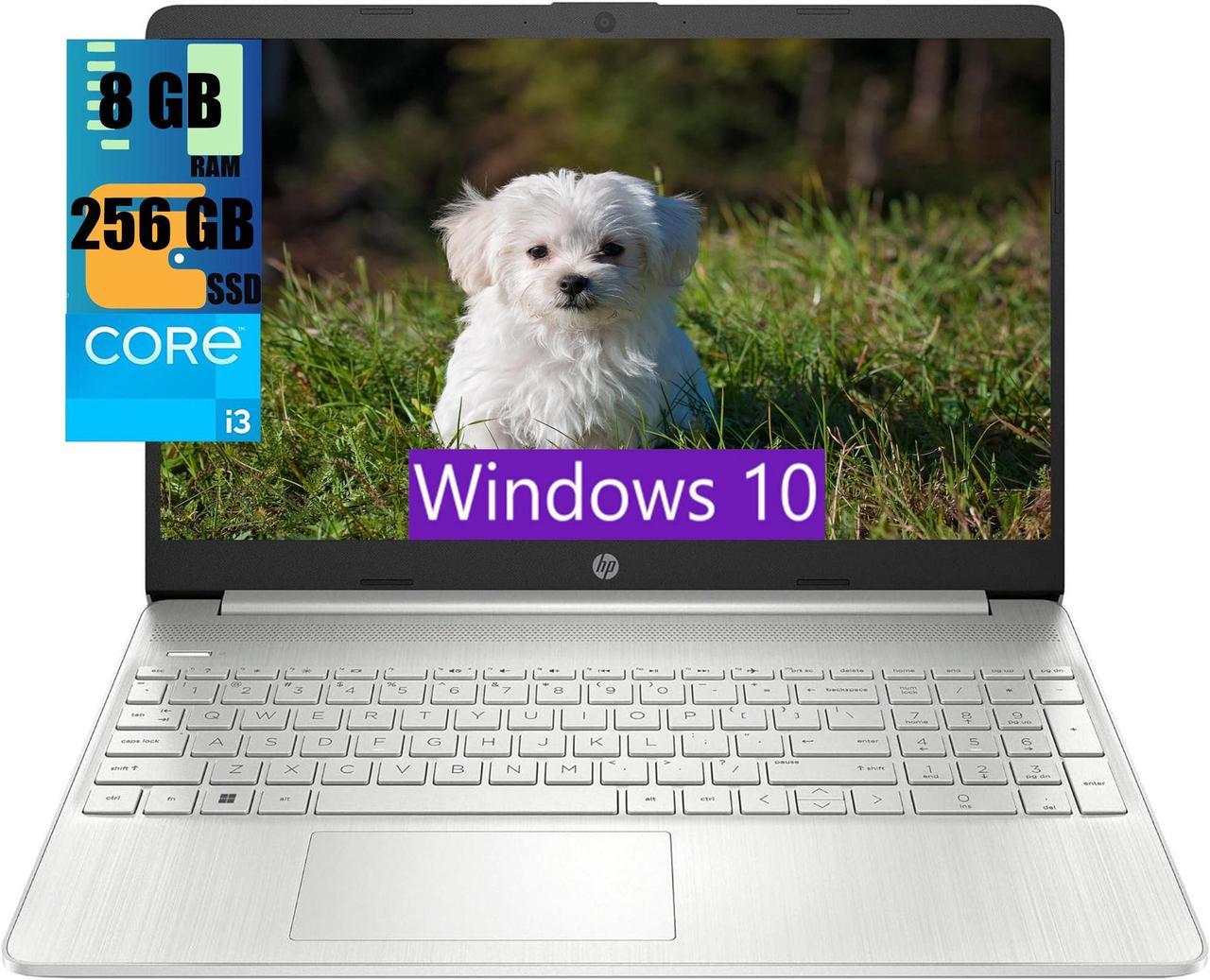 HP 15 Laptop, 15.6" Full HD (1920 x 1080) Display, Intel Core i3-1115G4 2 Cores Processor, Intel UHD Graphics, 8GB DDR4  256GB PCIe SSD, WiFi, Bluetooth 4.2, Webcam, Windows 10