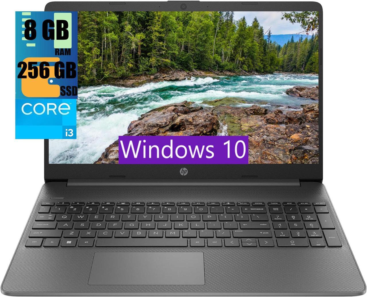 HP 15 Lightweight Laptop, 15.6" FHD (1920 x 1080) Display, Intel Core i3-1215U 6 cores Processor, Intel UHD Graphics, 8GB DDR4  256GB PCIe SSD, Wi-Fi 6 + Bluetooth. 5.1, Windows 10