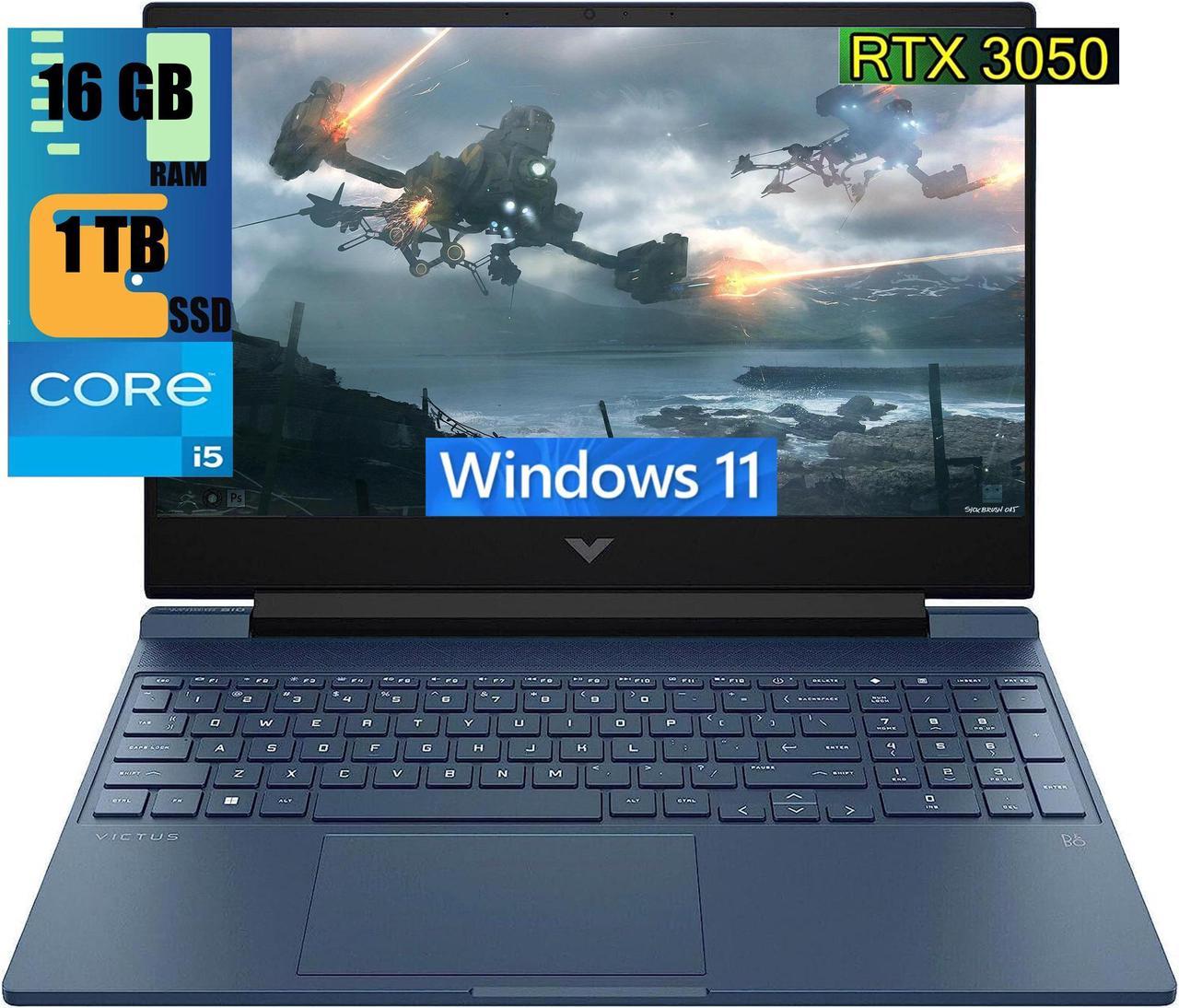 HP Victus 15 Gaming Laptop, 15.6" Full HD 144Hz Display, Intel Core i5-13420H 8-Cores Processor, GeForce RTX 3050 6GB GDDR6 Graphics, 16GB DDR4  1TB PCIe SSD, WIFI 6, Bluetooth 5.2, Windows 11