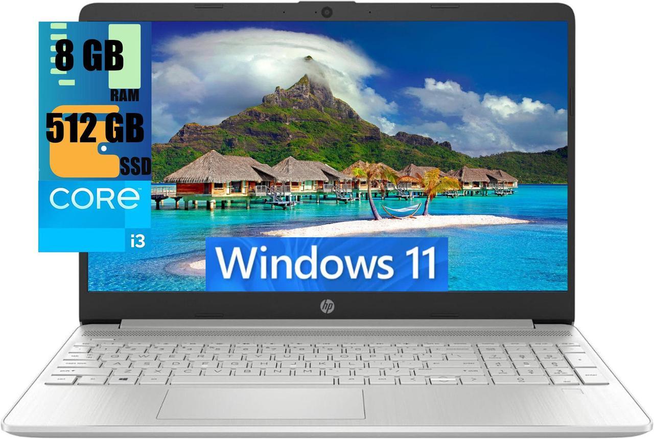 HP 15 Laptop, 15.6" HD Touchscreen, Intel Core i3-1215U 6 cores Processor, Intel UHD graphics, 8GB DDR4  512GB PCIe SSD, WiFi, Bluetooth, HDMI, USB-A&C, Windows 11