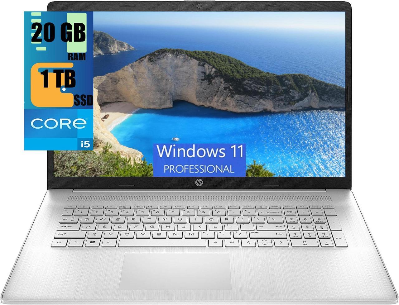 HP 15 Laptop, 15.6" HD Touchscreen, Intel Core i5-1155G7 4-core Processor, Intel Iris Xe Graphics, 20GB DDR4  1TB PCIe SSD, Wi-Fi, Bluetooth, HD camera, Windows 11 Pro