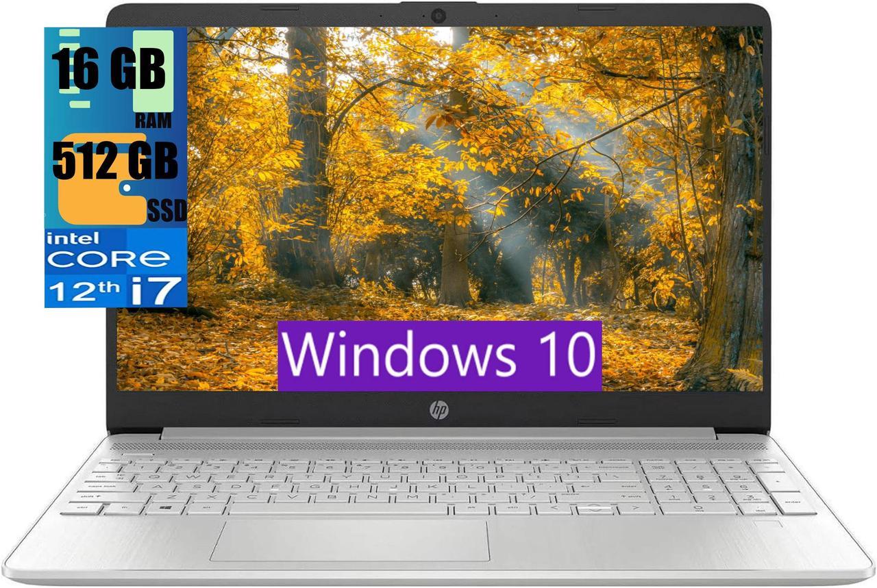 HP 15 Laptop, 15.6" FHD (1920 x 1080) Touchscreen, Intel Core i7-1255U 10-Core Processor, Intel Iris Xe Graphics, 16GB DDR4  512GB PCIe SSD, HD Camera, HDMI, Windows 10