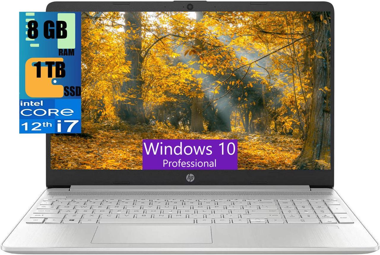 HP 15 Laptop, 15.6" FHD (1920 x 1080) Touchscreen, Intel Core i7-1255U 10-Core Processor, Intel Iris Xe Graphics, 8GB DDR4  1TB PCIe SSD,HD Camera, HDMI, Windows 10 Pro