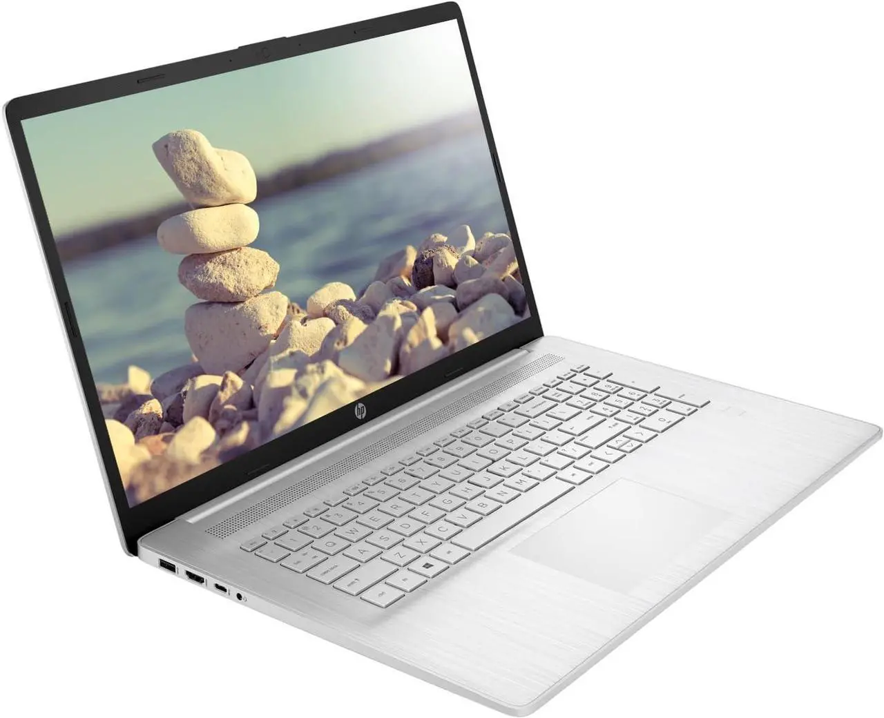 Alt view image 3 of 6 - HP 17 Laptop, 17.3" FHD (1920 x 1080) Display, AMD Ryzen 5 5500U 6 Cores Processor, AMD Radeon Graphics, 32GB DDR4  2TB PCIe SSD, Webcam, HDMI, Fingerprint Reader, Wi-Fi, Windows 11 Pro