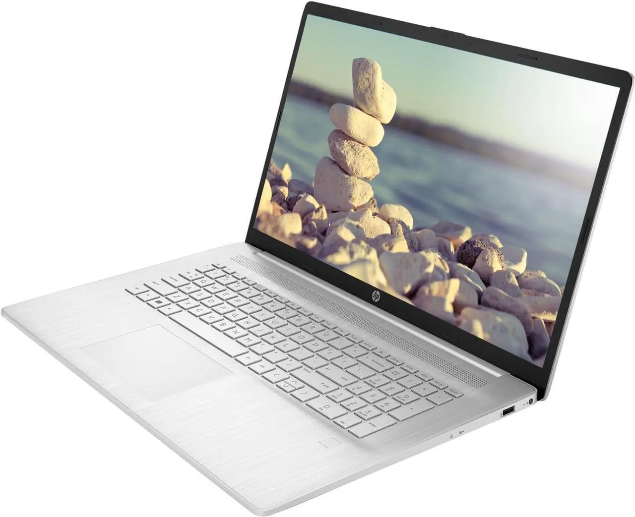 Alt view image 4 of 6 - HP 17 Laptop, 17.3" FHD (1920 x 1080) Display, AMD Ryzen 5 5500U 6 Cores Processor, AMD Radeon Graphics, 32GB DDR4  2TB PCIe SSD, Webcam, HDMI, Fingerprint Reader, Wi-Fi, Windows 11 Pro