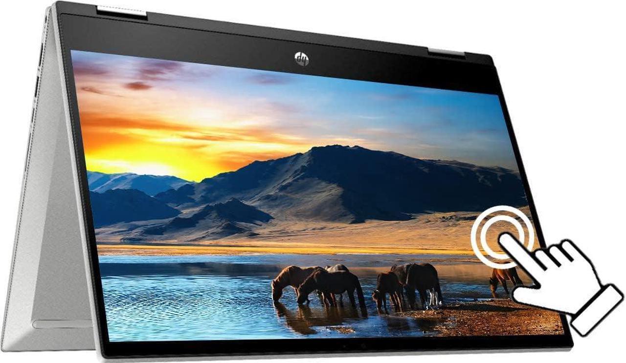 Alt view image 2 of 7 - HP Pavilion x360 Convertible 2-in-1 14 Laptop, 14" FHD (1920 x 1080) Touchscreen, Intel Core i5-1135G7 Quad-core, Iris Xe Graphics, 16GB DDR4  2TB PCIe SSD, Wi-Fi 6 and Bluetooth 5, Windows 11 Pro