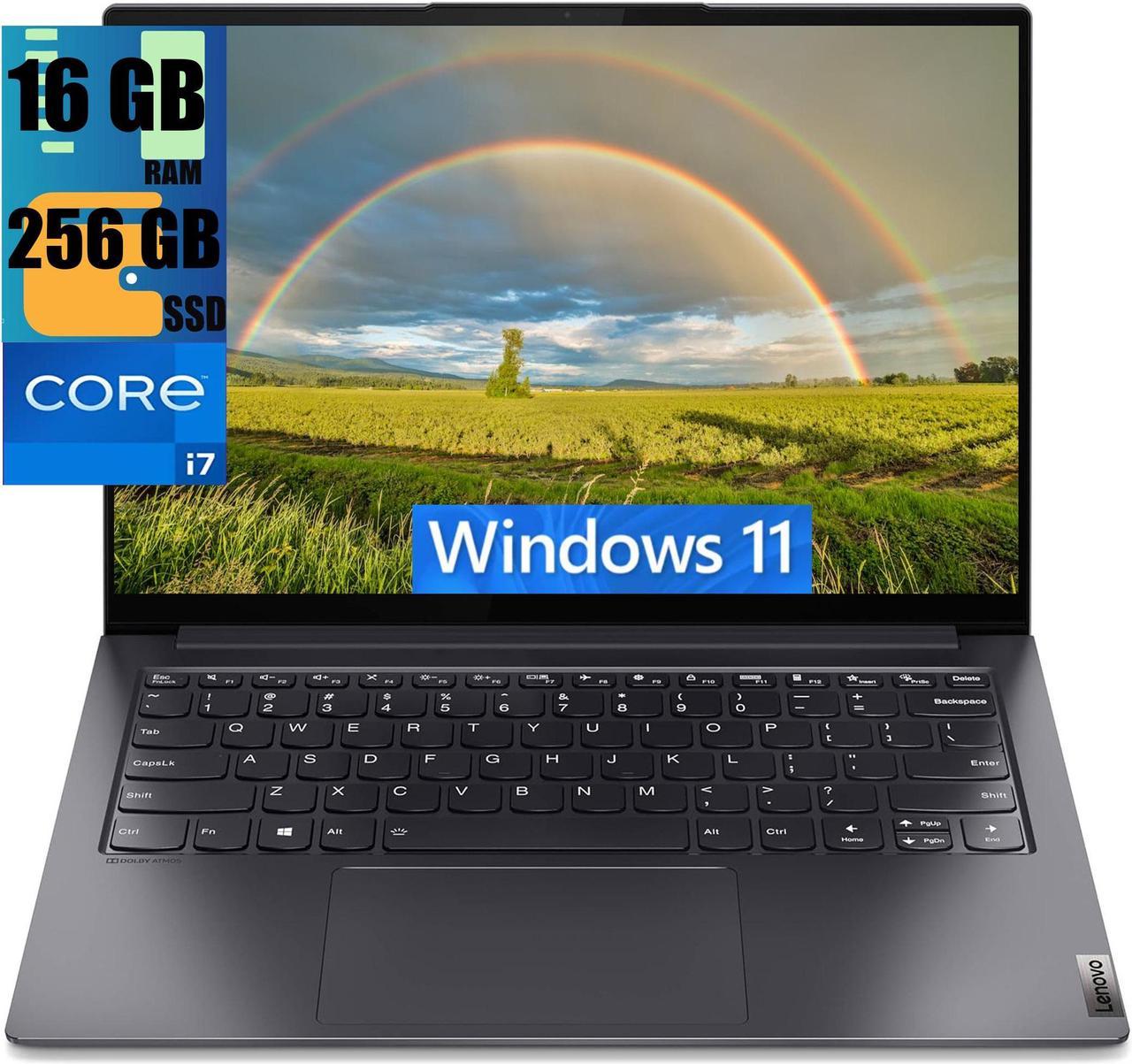 Lenovo IdeaPad Slim 7 Pro 14 Laptop, 14" 2880x1800 Touchscreen, Intel Core i7-11370H 4-Core Processor, Intel Iris Xe Graphics, 16GB  DDR4  256GB  PCIe SSD, Backlit KB, Windows 11 Home