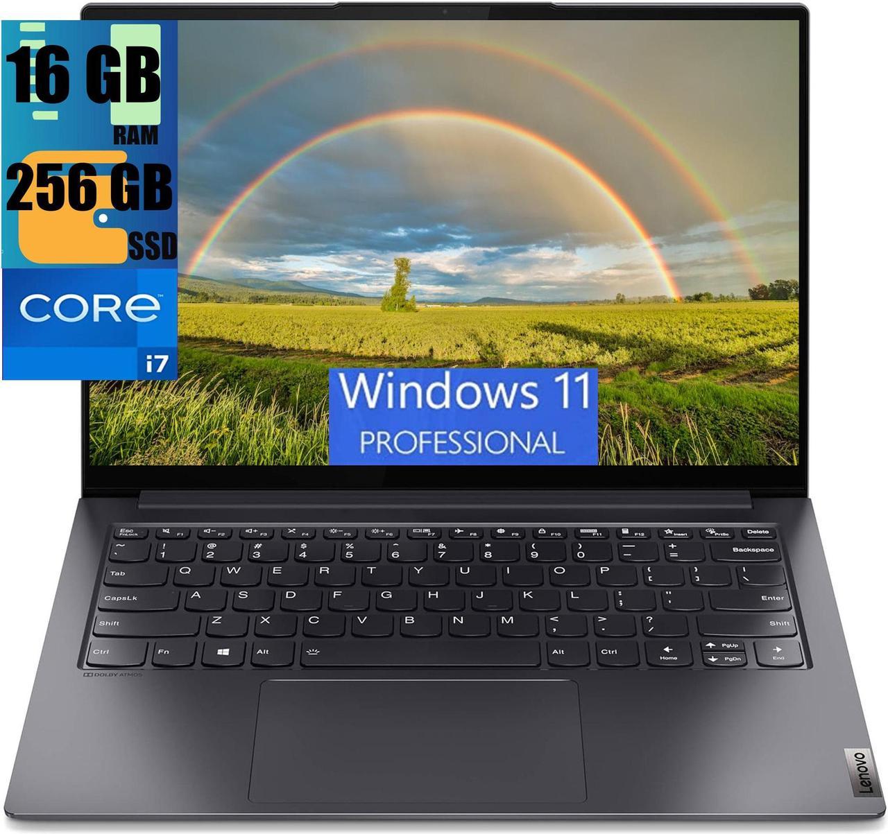 Lenovo IdeaPad Slim 7 Pro 14 Laptop, 14" 2880x1800 Touchscreen, Intel Core i7-11370H 4-Core Processor, Intel Iris Xe Graphics, 16GB  DDR4  256GB  PCIe SSD, Backlit KB, Windows 11 Pro