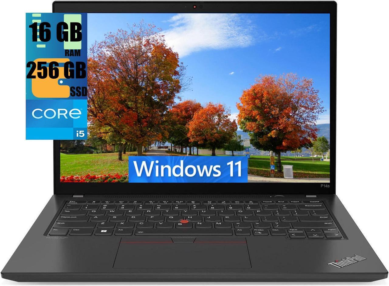 Lenovo ThinkPad P14s Gen 4 Laptop, 14" FHD + (1920 x 1200) Display, AMD Hexa-core Ryzen 5 PRO 7540U Processor, AMD Radeon 740M Graphic, 16GB  DDR4  256GB  PCIe SSD, Backlit Keyboard, Windows 11 Home