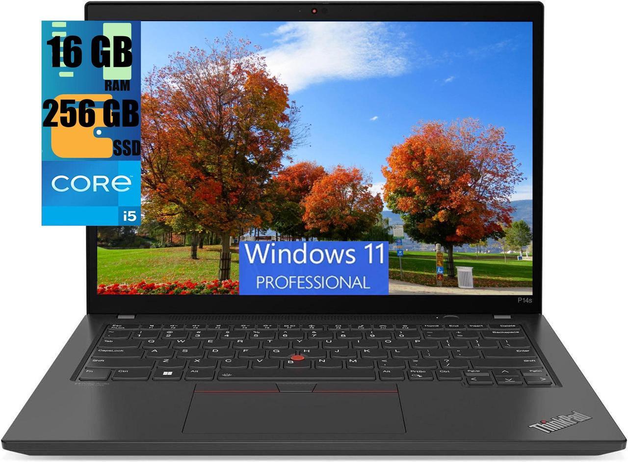 Lenovo ThinkPad P14s Gen 4 Laptop, 14" FHD + (1920 x 1200) Display, AMD Hexa-core Ryzen 5 PRO 7540U Processor, AMD Radeon 740M Graphic, 16GB  DDR4  256GB  PCIe SSD, Backlit Keyboard, Windows 11 Pro