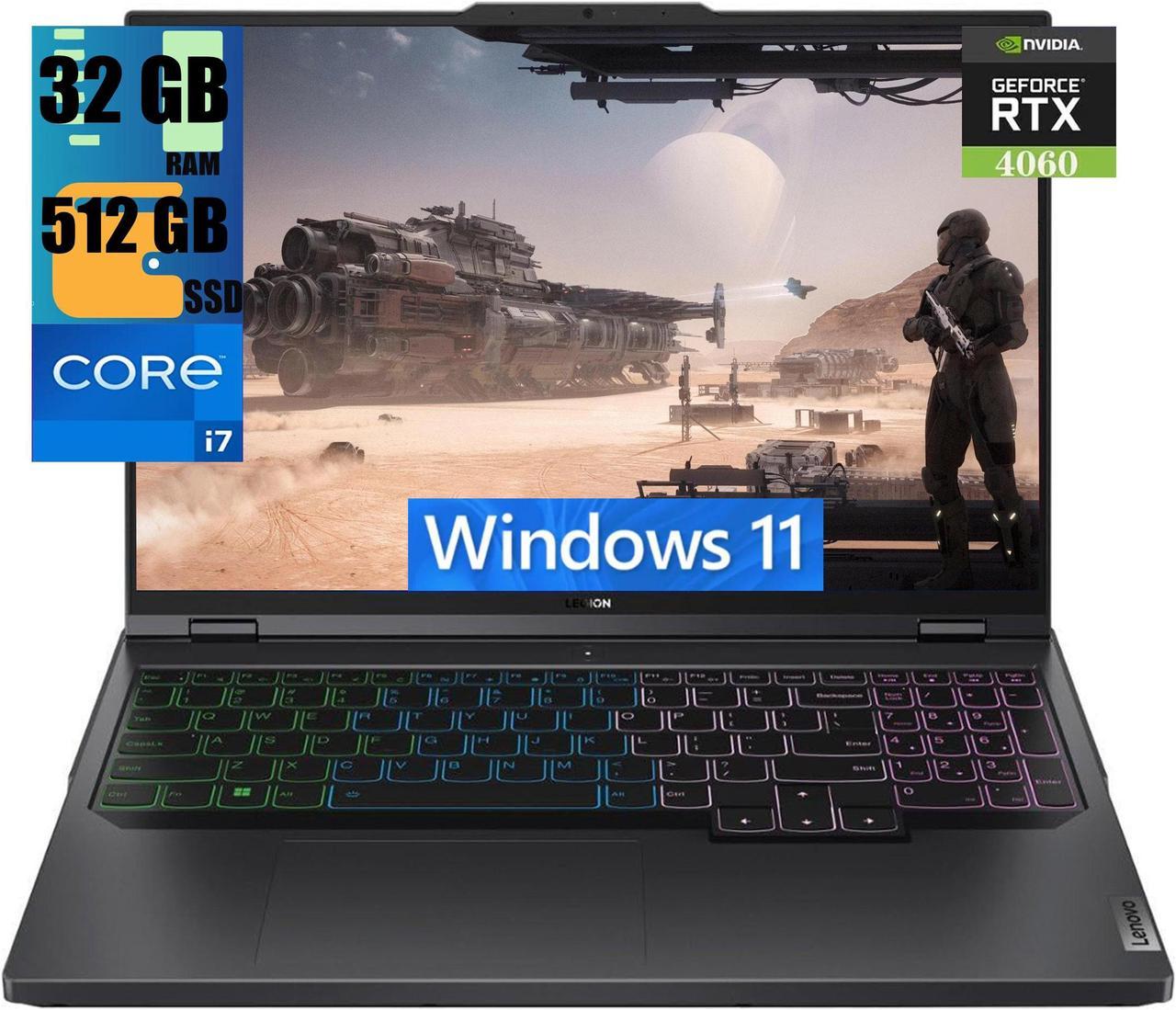 Lenovo Legion Pro 5 Gaming Laptop, 16" WQXGA 240Hz Display, 13th Gen Intel 16-Core i7-13700HX Processor, NVIDIA GeForce RTX 4060 8GB Graphic, 32GB DDR5  512GB PCIe SSD, RGB Backlit, Windows 11