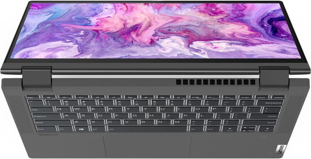 Alt view image 5 of 7 - Lenovo IdeaPad Flex 5i 14 2-in-1 Laptop, 14" FHD IPS Touchscreen, 11th Gen Core i3-1115G4 Dual-Core Processor, Intel UHD Graphics, 4GB  DDR4  2TB PCIe SSD, Webcam, FP Reader, Windows 11 Pro