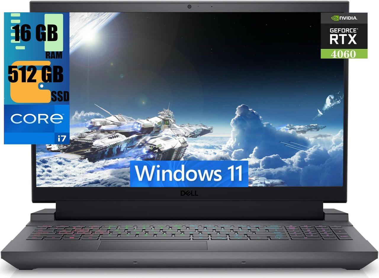 Dell G15 5530 15 Gaming Laptop, 15.6" FHD 165Hz Display, Intel 14-Core i7-13650HX processor, GeForce RTX 4060 8GB GDDR6 Graphics, 16GB DDR5  512GB PCIe SSD, Backlit KB, Wi-Fi 6, Windows 11