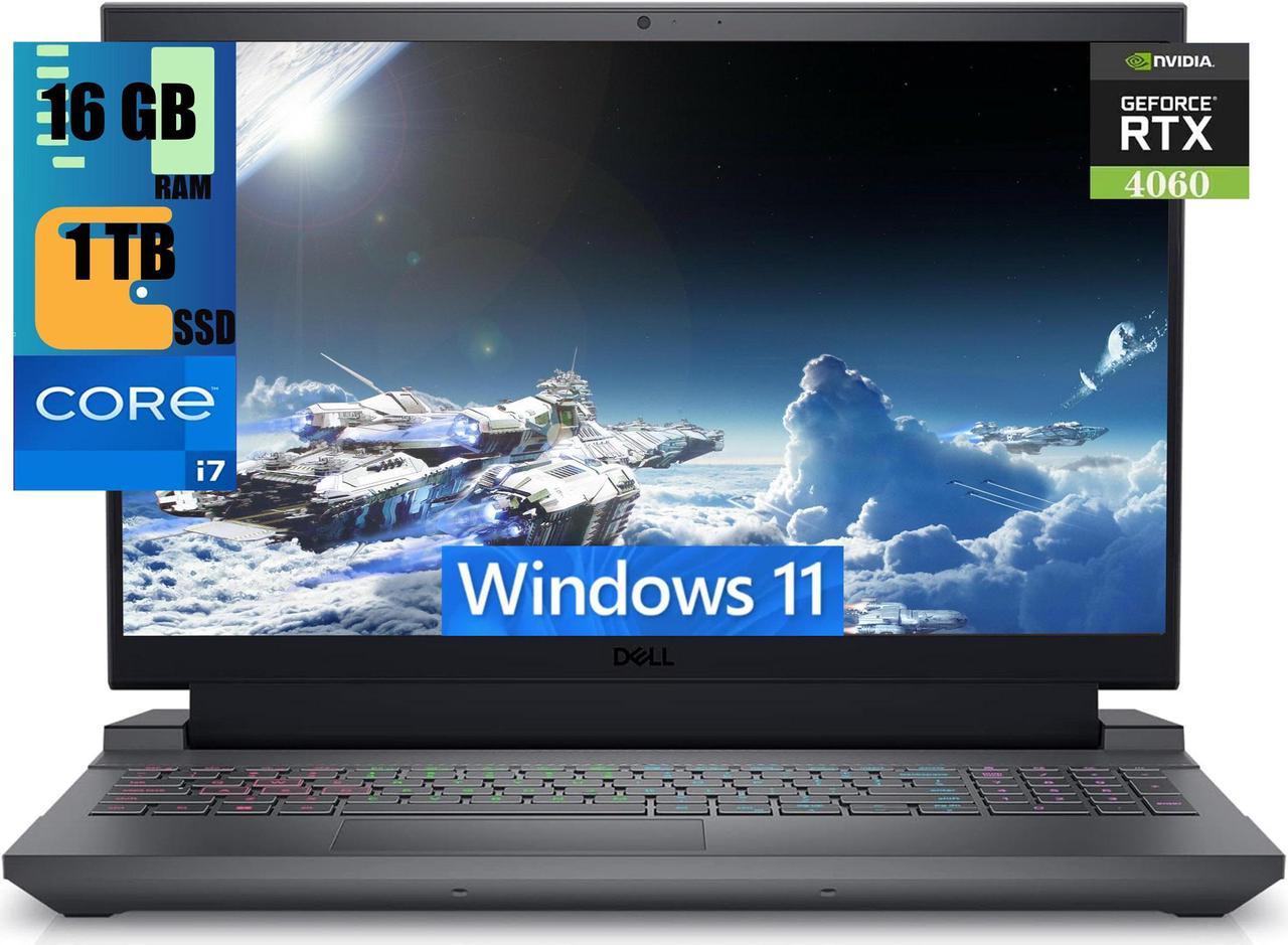 Dell G15 5530 15 Gaming Laptop, 15.6" FHD 165Hz Display, Intel 14-Core i7-13650HX processor, GeForce RTX 4060 8GB GDDR6 Graphics, 16GB DDR5  1TB PCIe SSD, Backlit KB, Wi-Fi 6, Windows 11