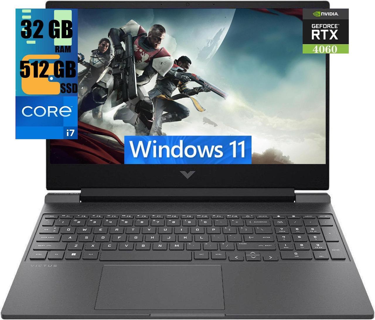 HP Victus 16 Gaming Laptop, 16.1" FHD 144Hz Display, Intel Core i7-14700HX 20 Cores Processor, NVIDIA GeForce RTX 4060 8GB GDDR6, 32GB DDR5  512GB PCIe SSD, RGB Backlit Keyboard, Windows 11