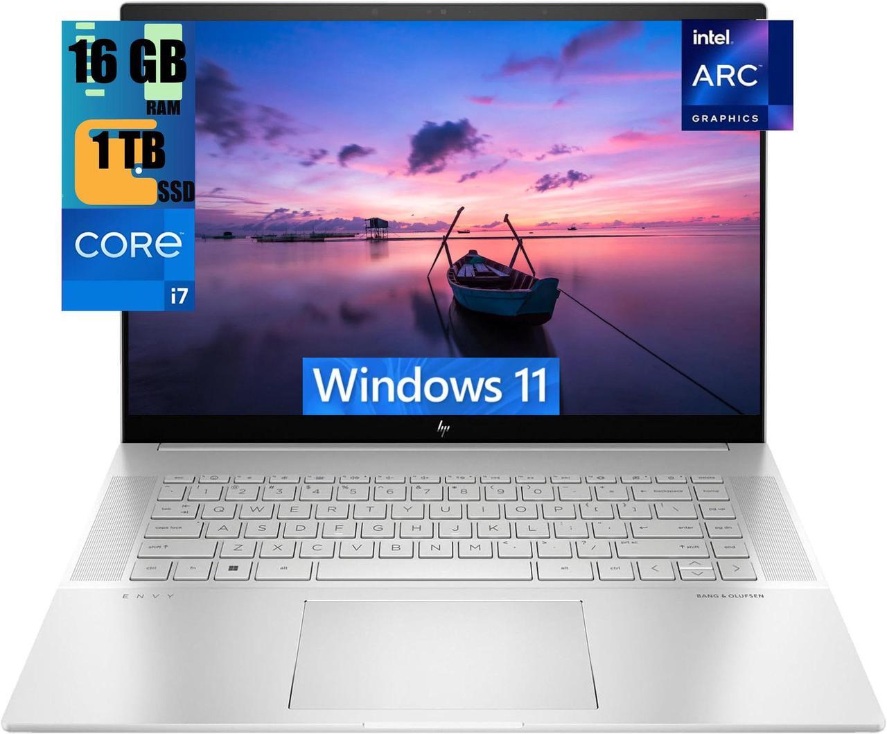 HP Envy 16 Laptop, 16.0" QXGA (2560x1600) 120Hz Display, Intel Core i7-13700H 14-Cores Processor, Intel Arc A370M 4GB GDDR6, 16GB DDR4  1TB PCIe SSD, Backlit KB, Thunderbolt 4, Windows 11