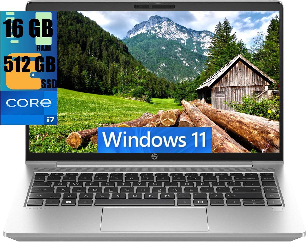 HP ProBook 440 G10 14 Business Laptop, 14.0" Full HD Display, Intel Core i7-1355U 10-Cores Processor, Intel UHD Graphics, 16GB DDR4  512GB PCIe SSD, Backlit KB, Fingerprint, WiFi 6, Windows 11