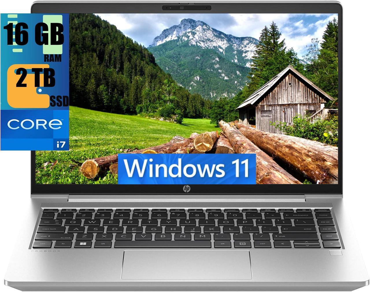 HP ProBook 440 G10 14 Business Laptop, 14.0" Full HD Display, Intel Core i7-1355U 10-Cores Processor, Intel UHD Graphics, 16GB DDR4  2TB PCIe SSD, Backlit KB, Fingerprint, WiFi 6, Windows 11