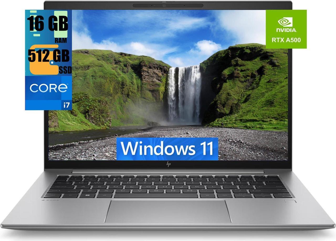 HP ZBook Firefly G10 14 Laptop, 14.0" FHD+ Display, Intel Core i7-1355U 10-Cores Processor, Nvidia RTX A500 4GB GDDR6, 16GB DDR4  512GB PCIe SSD, Backlit KB, Fingerprint,  Windows 11