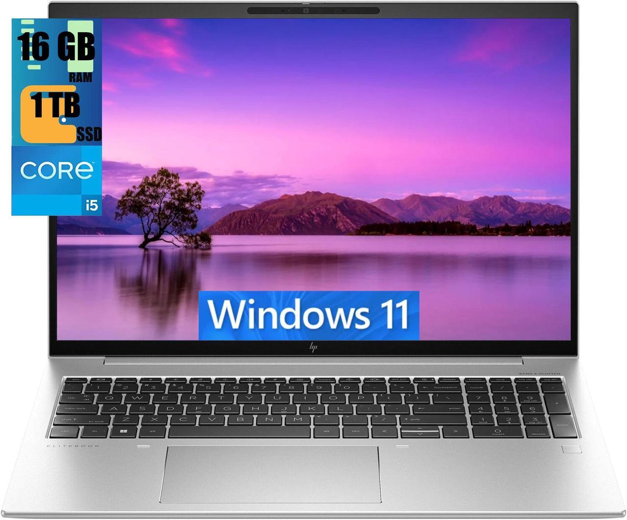 HP EliteBook 860 G10 16 Business Laptop, 16.0" FHD+ Display, Intel Core i5-1335U 10-Cores Processor, Intel Iris Xe Graphics, 16GB DDR4  1TB PCIe SSD, Backlit KYB, Fingerprint, Windows 11