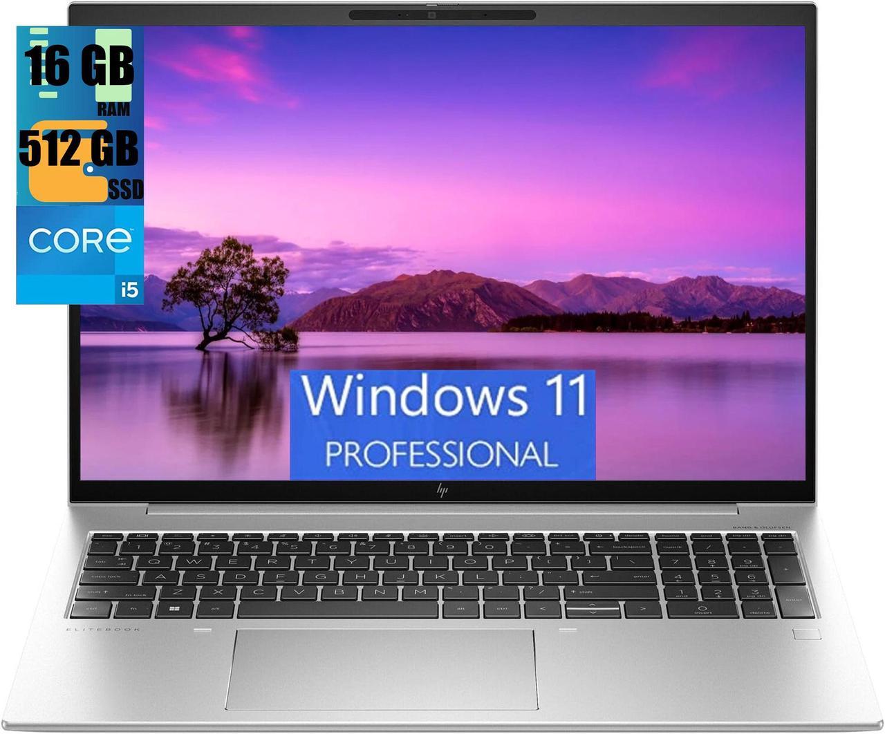 HP EliteBook 860 G10 16 Business Laptop, 16.0" FHD+ Display, Intel Core i5-1335U 10-Cores Processor, Intel Iris Xe Graphics, 16GB DDR4  512GB PCIe SSD, Backlit KYB, Fingerprint, Windows 11 Pro