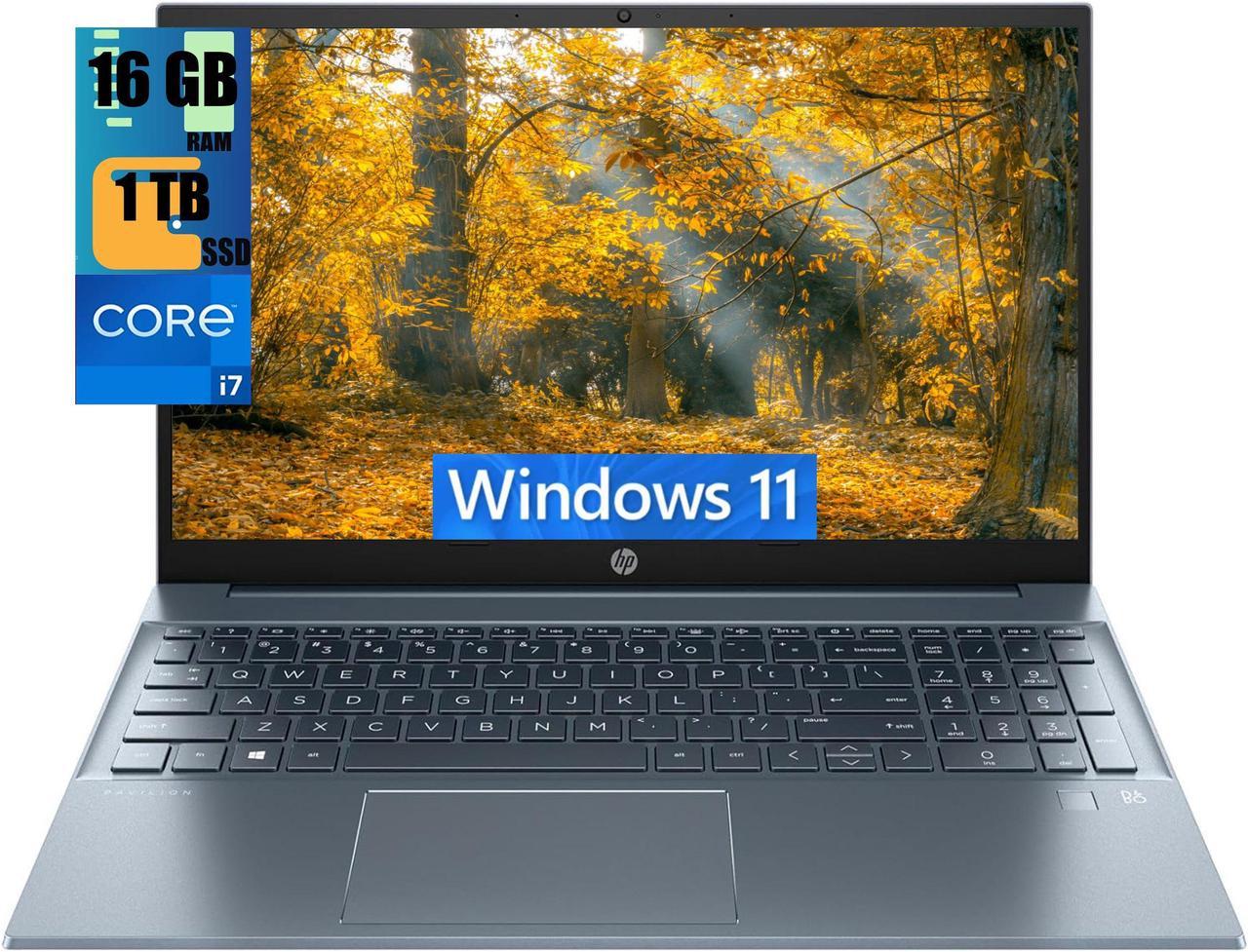 HP Pavilion 15 Laptop, 15.6" FHD Display, Intel Core i7-1355U 10-Cores Processor, Intel Iris Xe Graphics, 16GB DDR4  1TB PCIe SSD, Backlit KYB, Fingerprint, WiFi 6, BT 5.3, Windows 11